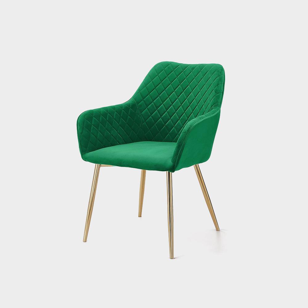 أنجيلا الفاخرة الحديثة مطعم الطعام كرسي الشمال منجد النسيج المخملية - تصویر 4