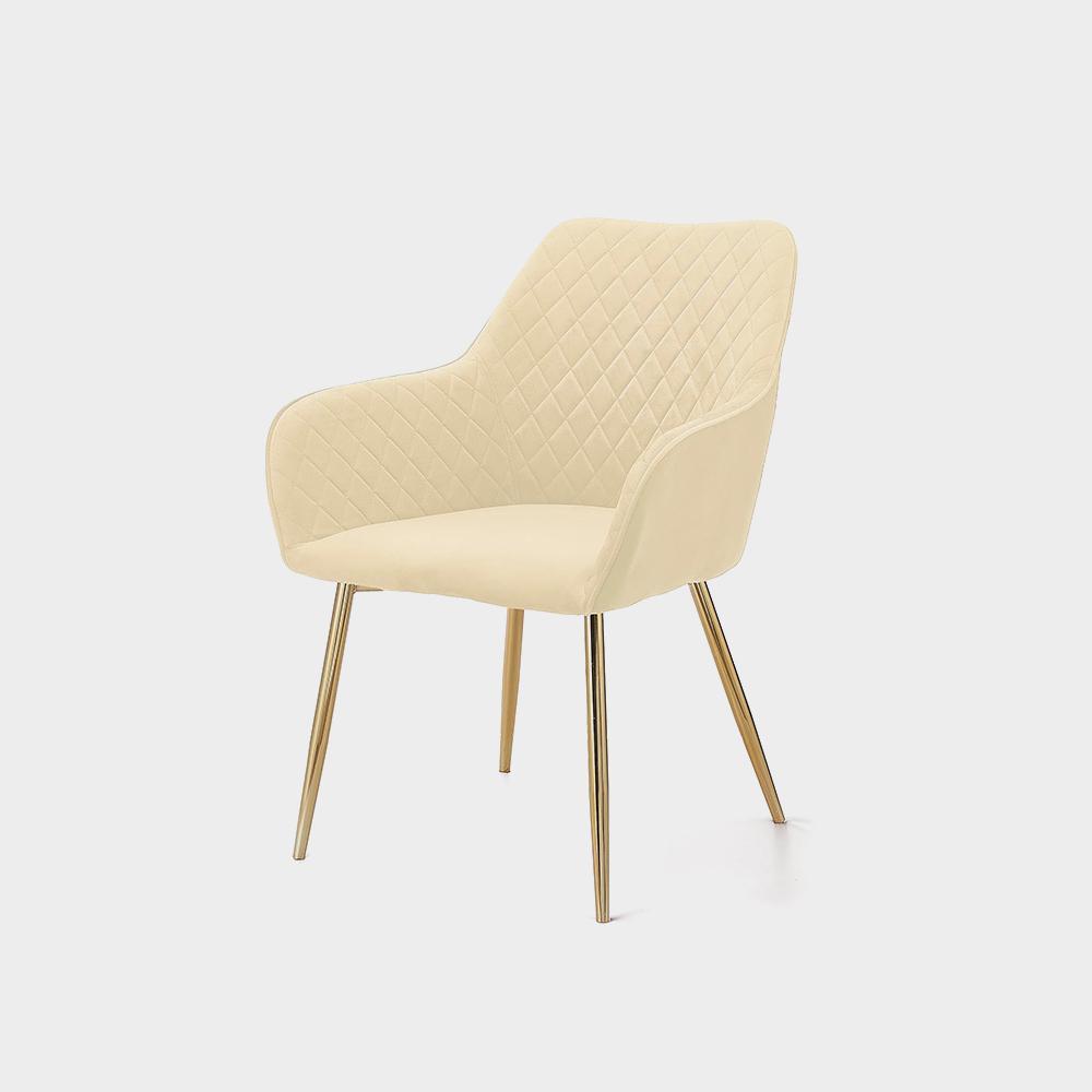 أنجيلا الفاخرة الحديثة مطعم الطعام كرسي الشمال منجد النسيج المخملية - تصویر 3